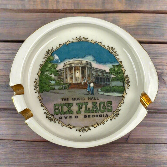 The Music Hall of Six Flags Over Georgia Ashtray Memorabilia