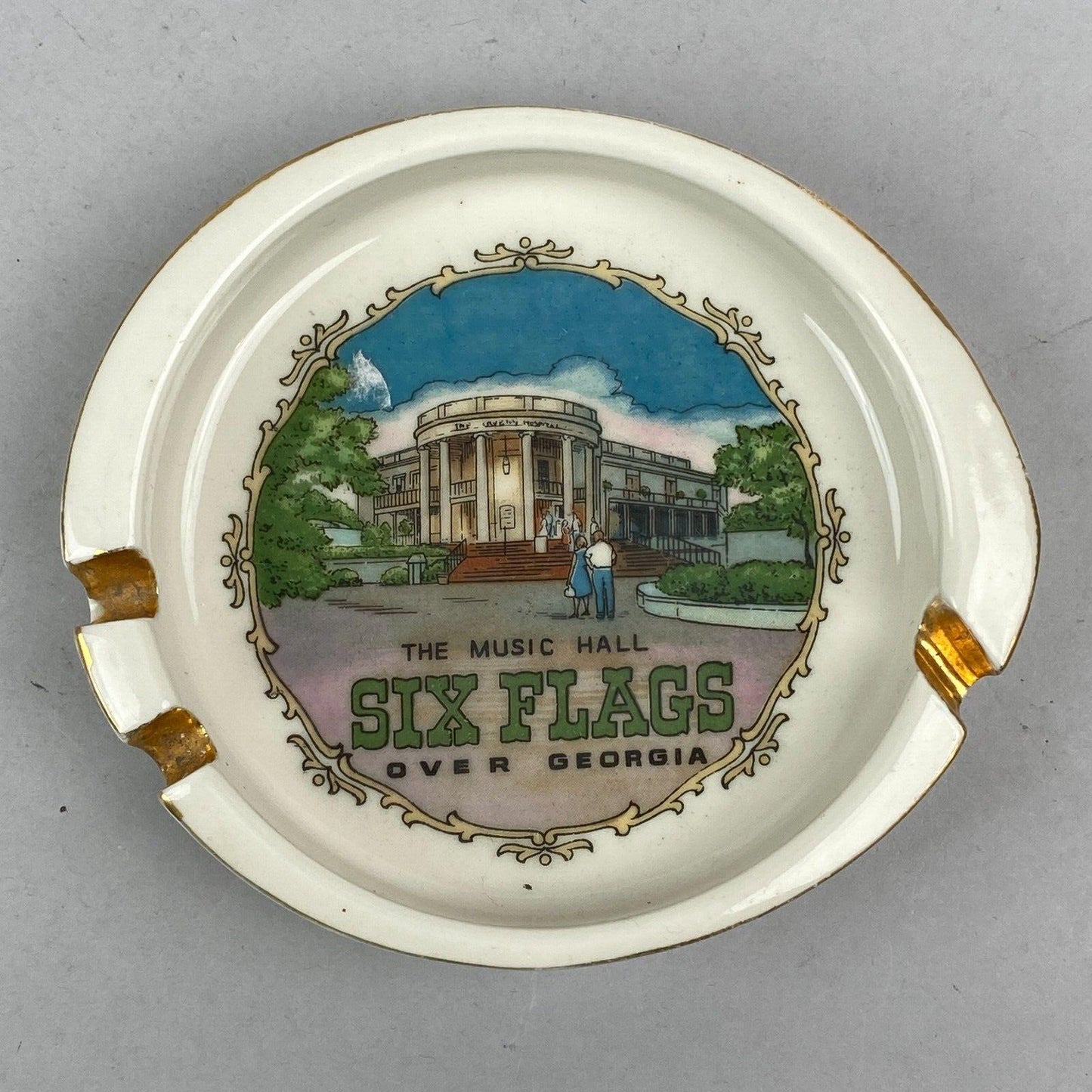 The Music Hall of Six Flags Over Georgia Ashtray Memorabilia