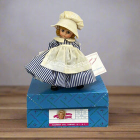 Vintage Madame Alexander Little Maid Girl Doll 423 8"