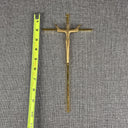 Vintage Cross Metal Crucifix 10" x 5.5"