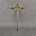 Vintage Cross Metal Crucifix 10" x 5.5"