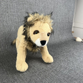 Food Lion Animal Adventure Lion Plush Brown Stuffed 11"