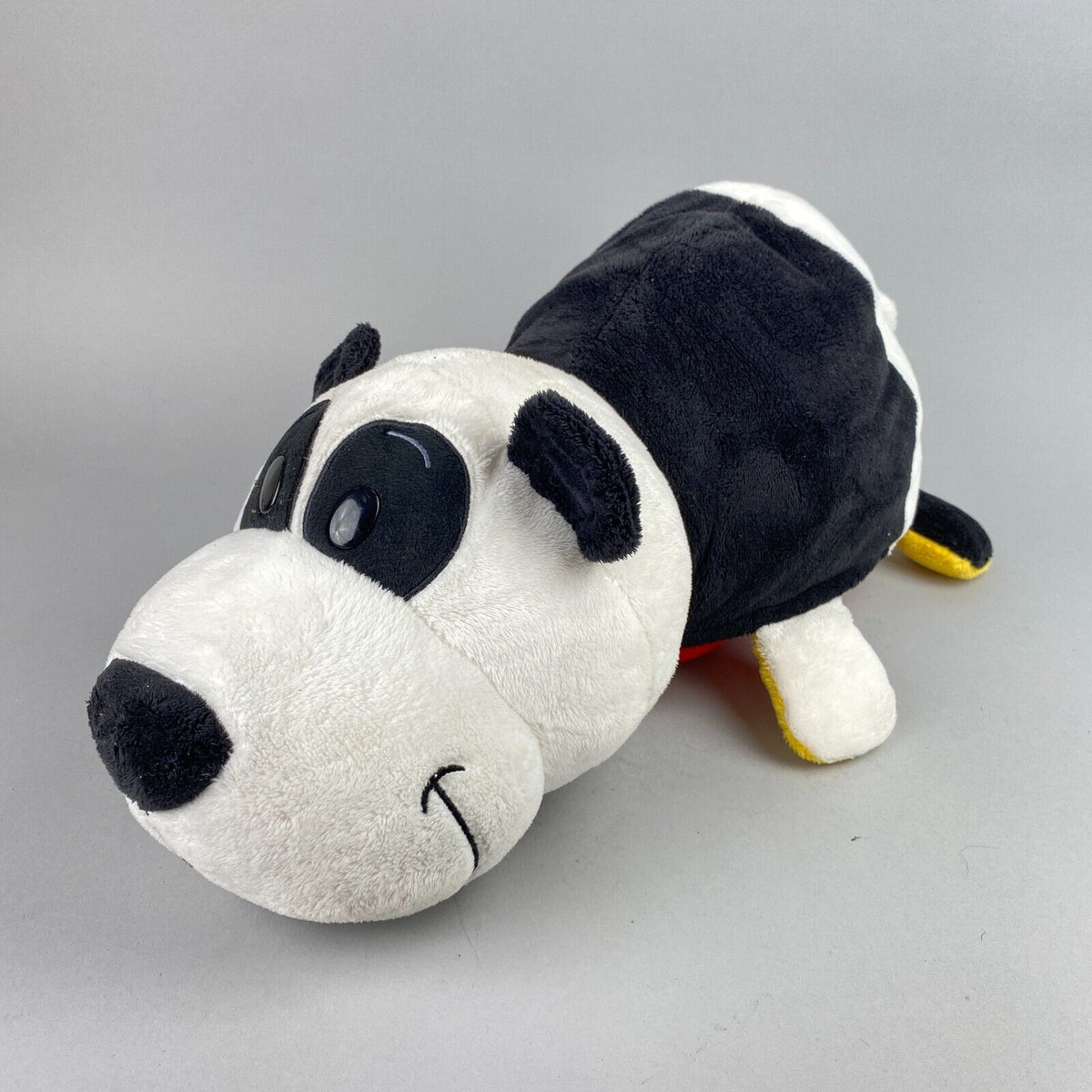 Flip A Zoo White Panda Red Dragon 2-in-1 Stuffed Animal