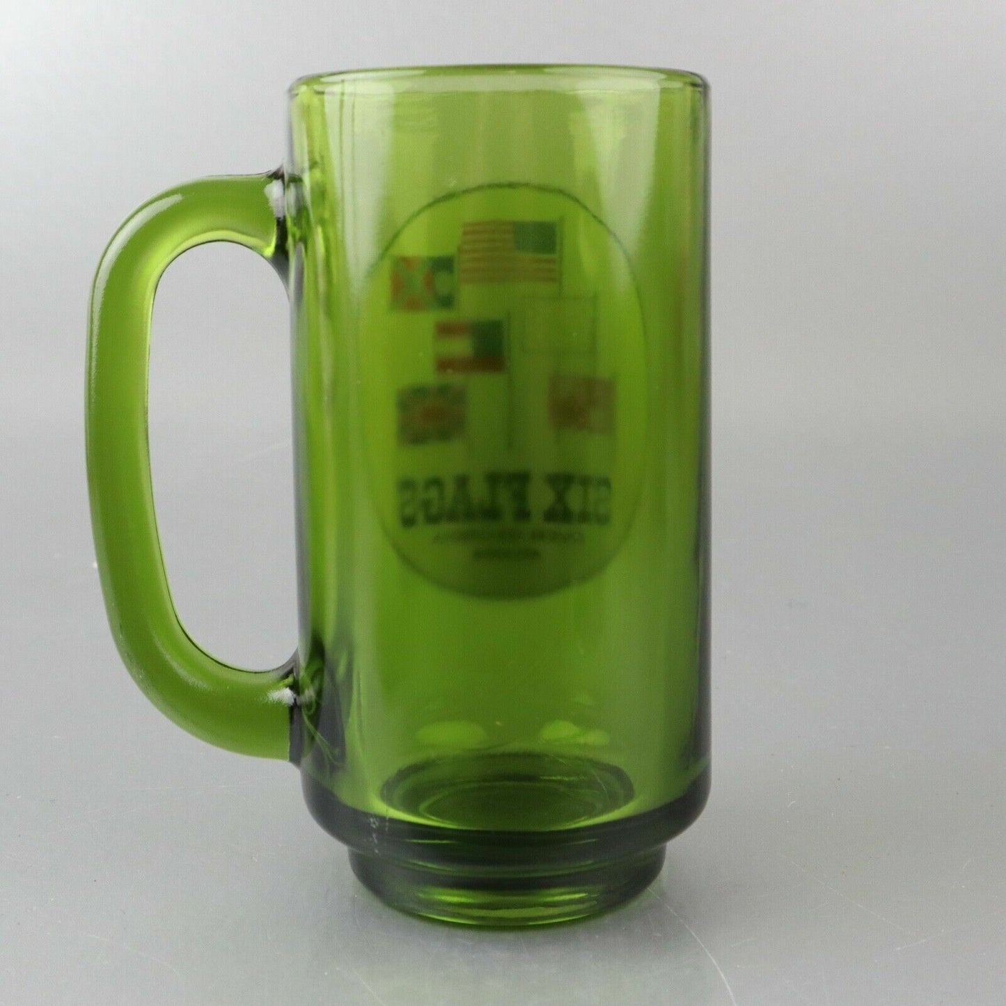 Six Flags Over Georgia Glass Mug (Vintage)