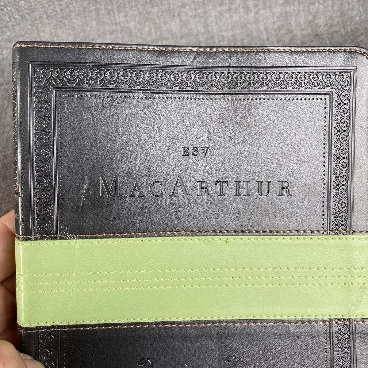 MacArthur Drawing Near Devotional Bible-ESV-Trail Design