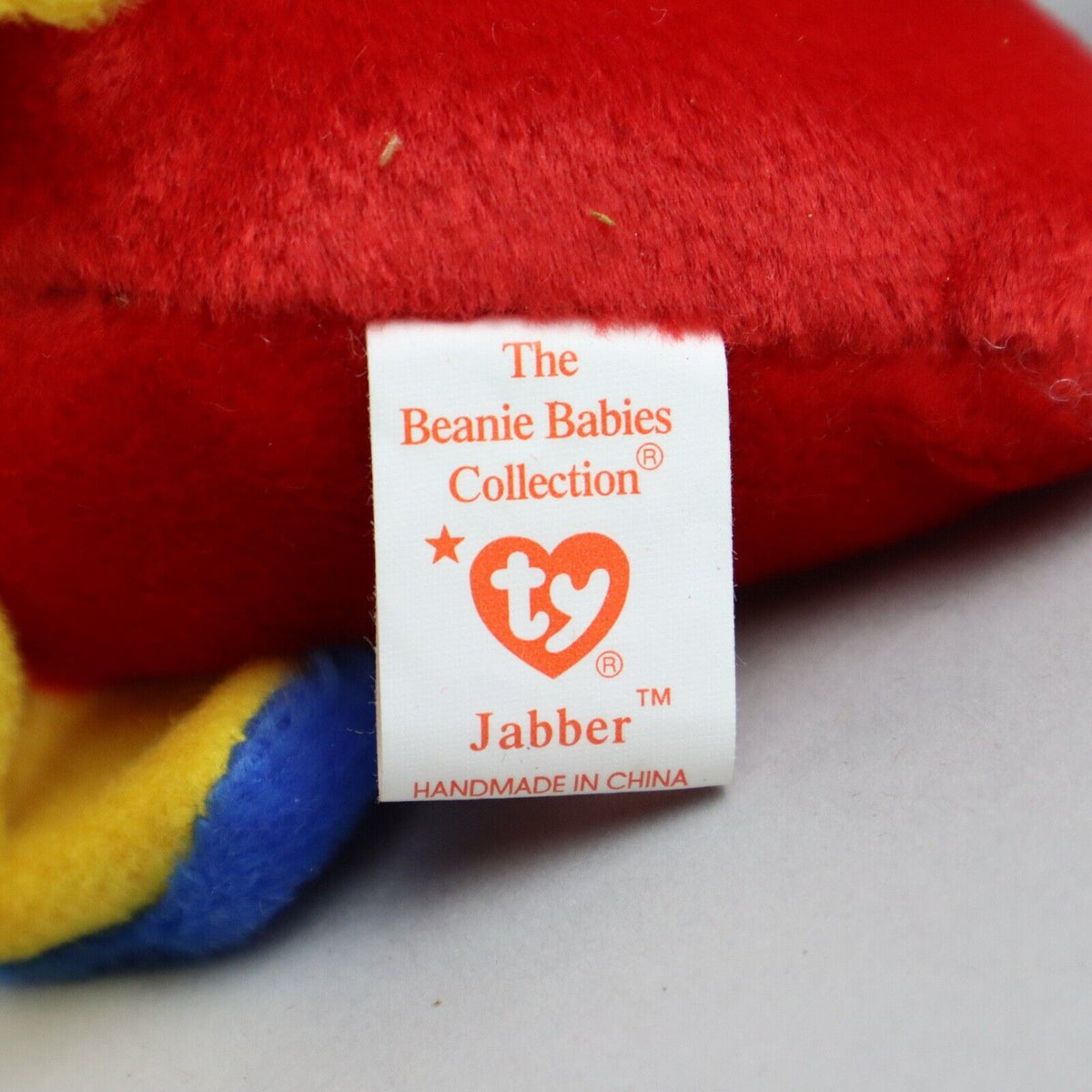 Jabber, TY The Beanie Babies Collection, Bird Plush Stuffed Animal