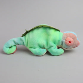 Iggy Iguana, TY Beanie Baby Original 1997, Plush Stuffed Animal (Near Mint)