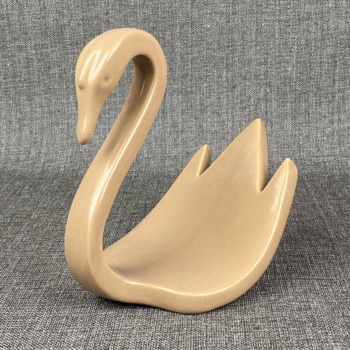 Vintage Vohann of California Swan Holder MCM Mid Century 7" Tall