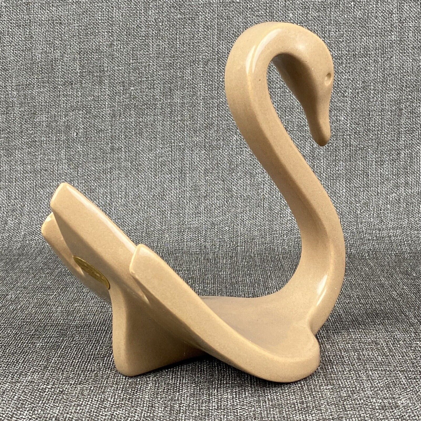 Vintage Vohann of California Swan Holder MCM Mid Century 7" Tall