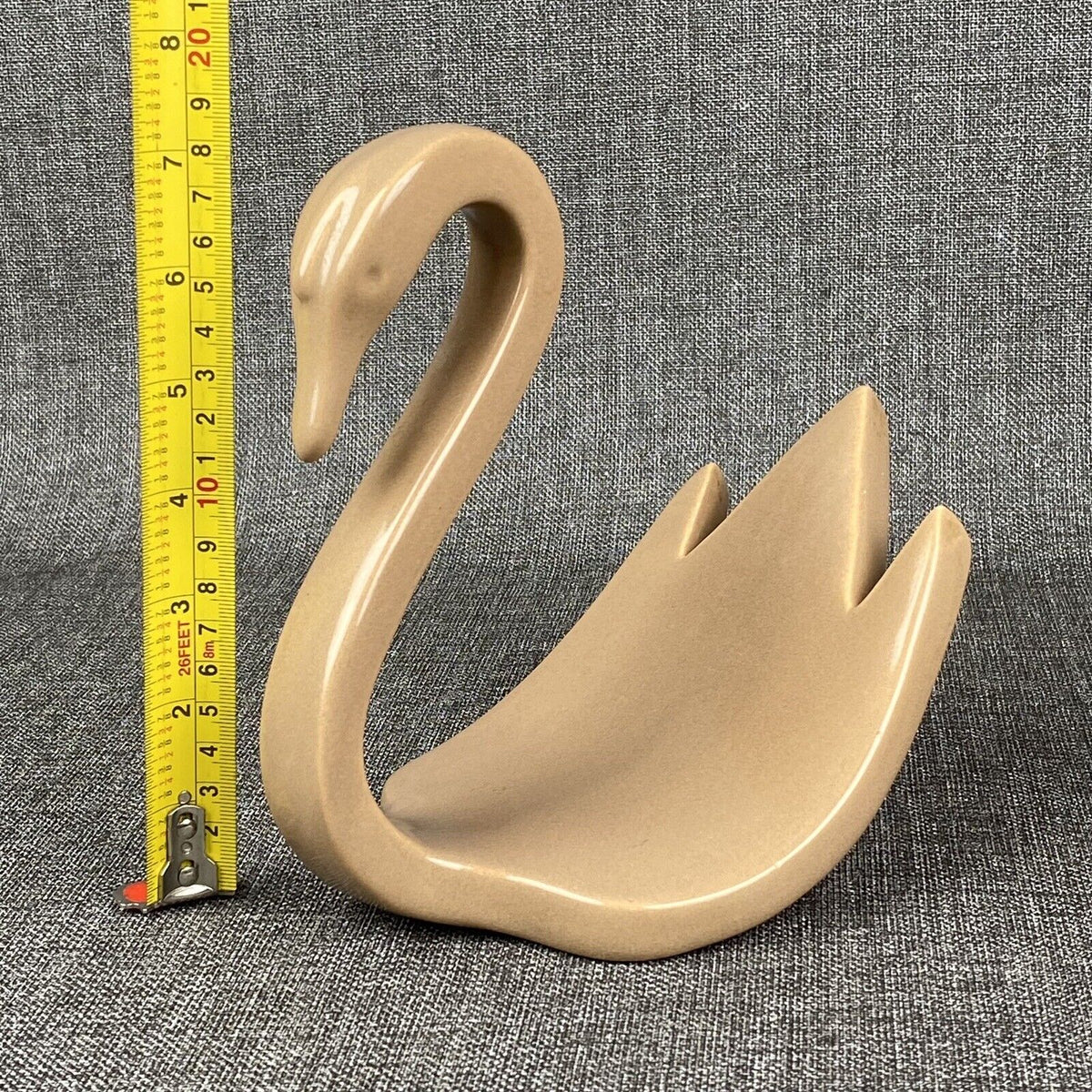 Vintage Vohann of California Swan Holder MCM Mid Century 7" Tall