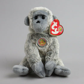 The Beanie Babies Collection "Verunga" Monkey Plush Stuffed Animal, 6" - mint