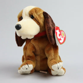 The TY Beanie Babies Collection, Holms, Dog Plush Stuffed Animal, 6"- Mint