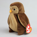 Vintage 1995 TY Beanie Baby Original, Hoot Owl, Plush Stuffed Animal 6" - mint