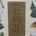 Fair Margaret Paper Dolls Framed 27"x 22.5"