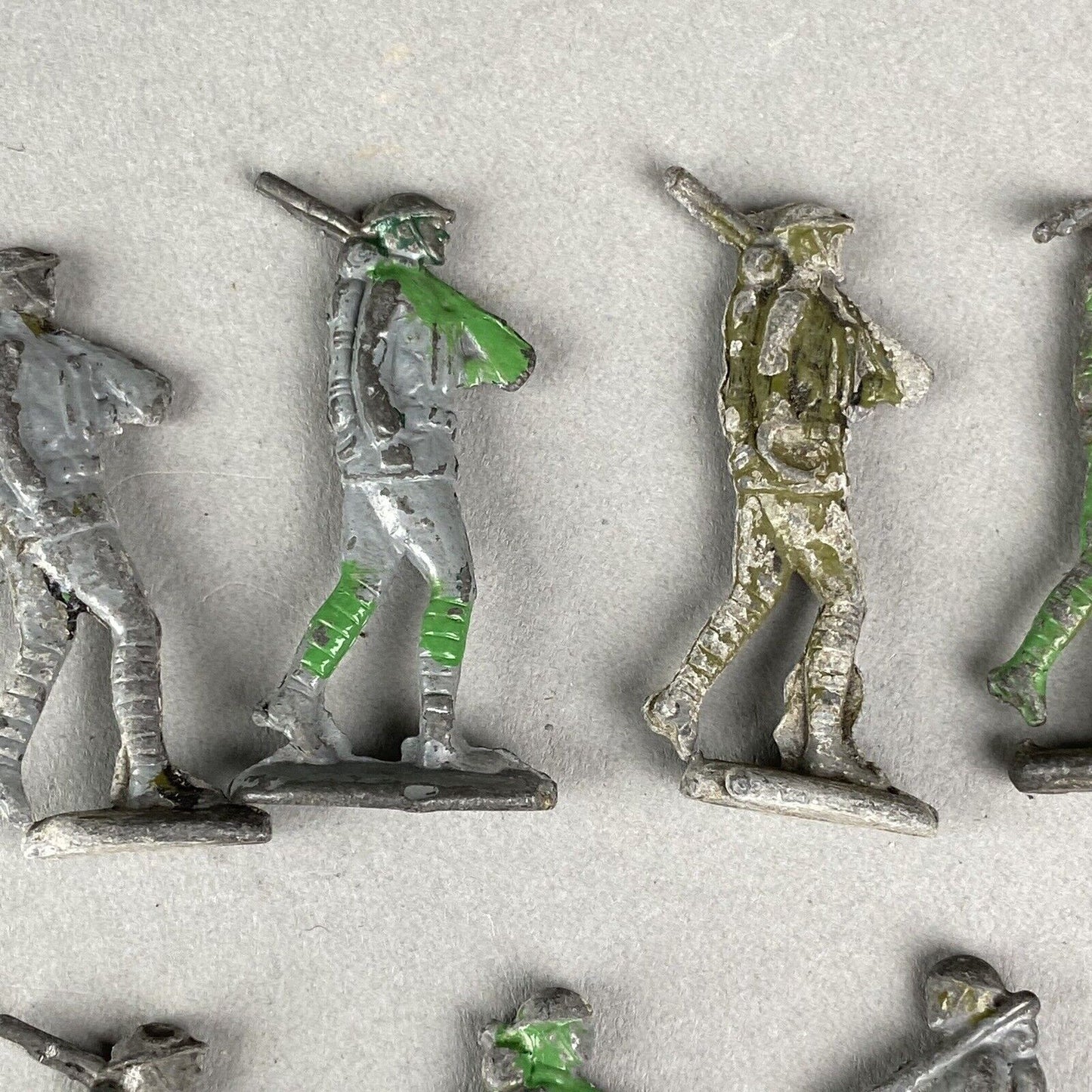 Vintage Lead Toy Soldiers WWI British Marching Soldiers 1.75" tall - Lot of 12