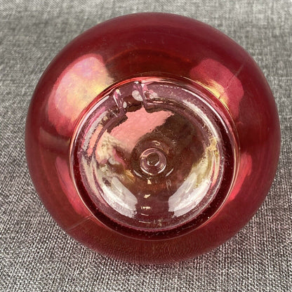 Cranberry Glass Oil Lamp Base