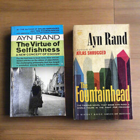 The Virtue of Selfishness 1964 , The Fountainhead 1961 by Ayn Rand - Paperback