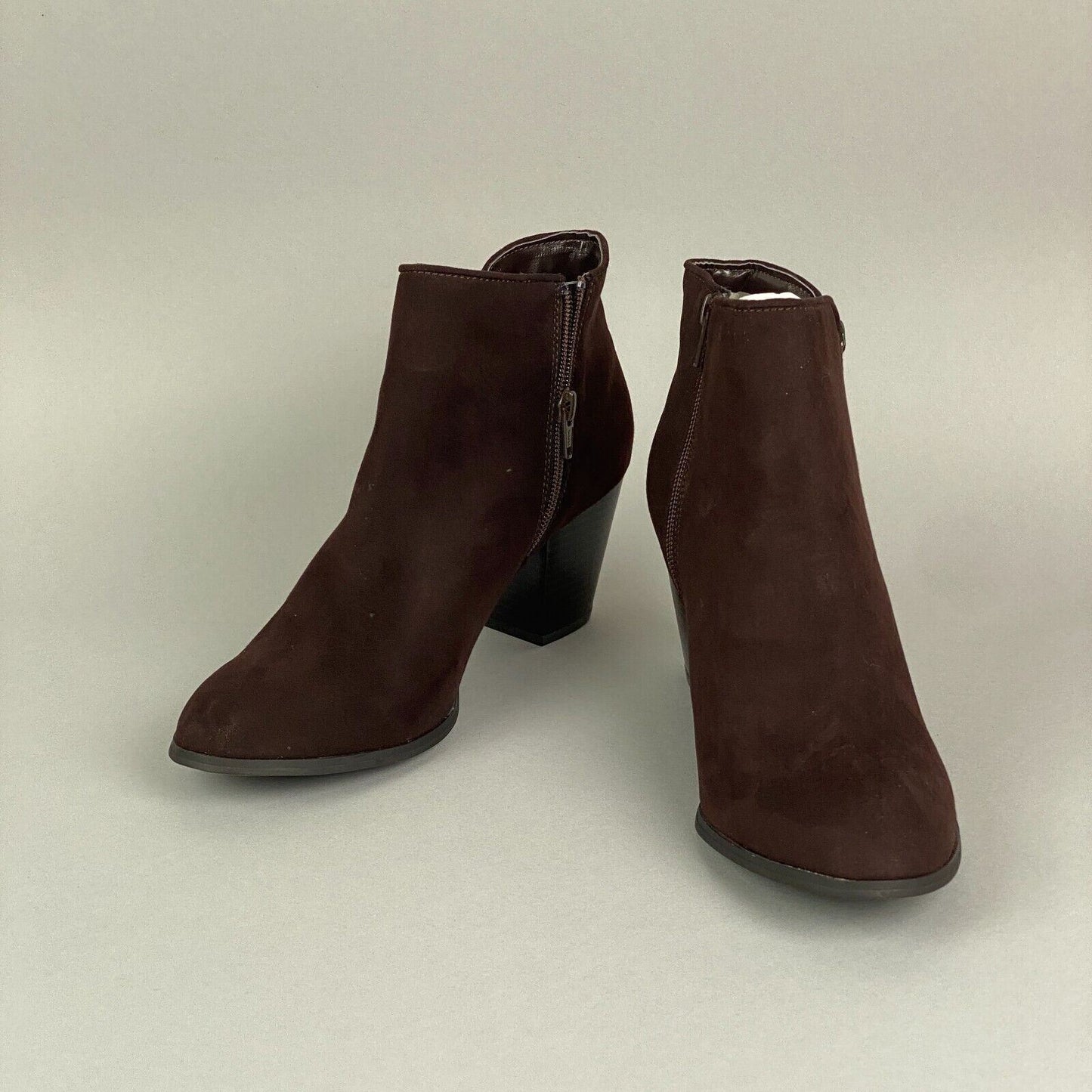 Style & Co Ankle Booties Size 10M Womens Dark Brown