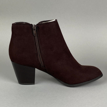 Style & Co Ankle Booties Size 10M Womens Dark Brown