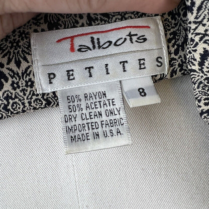 Vintage Talbots Petites Sheath Dress Double breasted Size 8