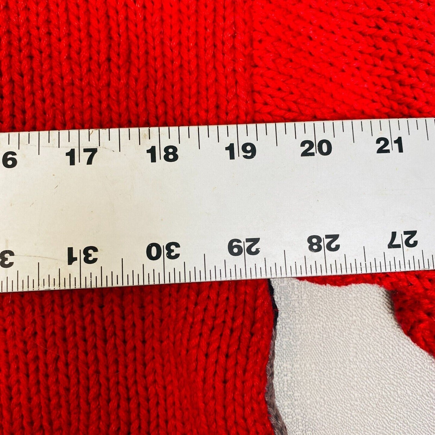 Vintage Skyr Sportswear Patched Style Colors Handknit Sweater Size Small