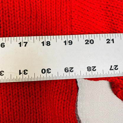 Vintage Skyr Sportswear Patched Style Colors Handknit Sweater Size Small