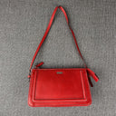 Vintage Nine West Small 8" x 5" Faux Leather  Red