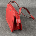 Vintage Nine West Small 8" x 5" Faux Leather  Red