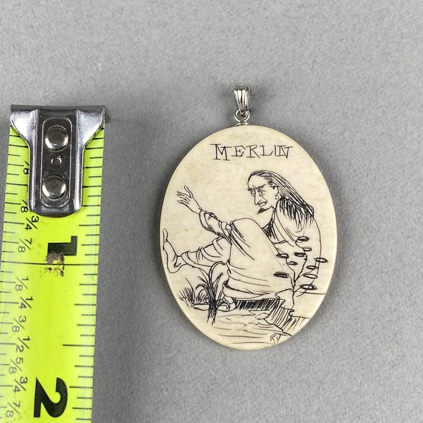 Vintage Merlin Wizard Necklace Pendant