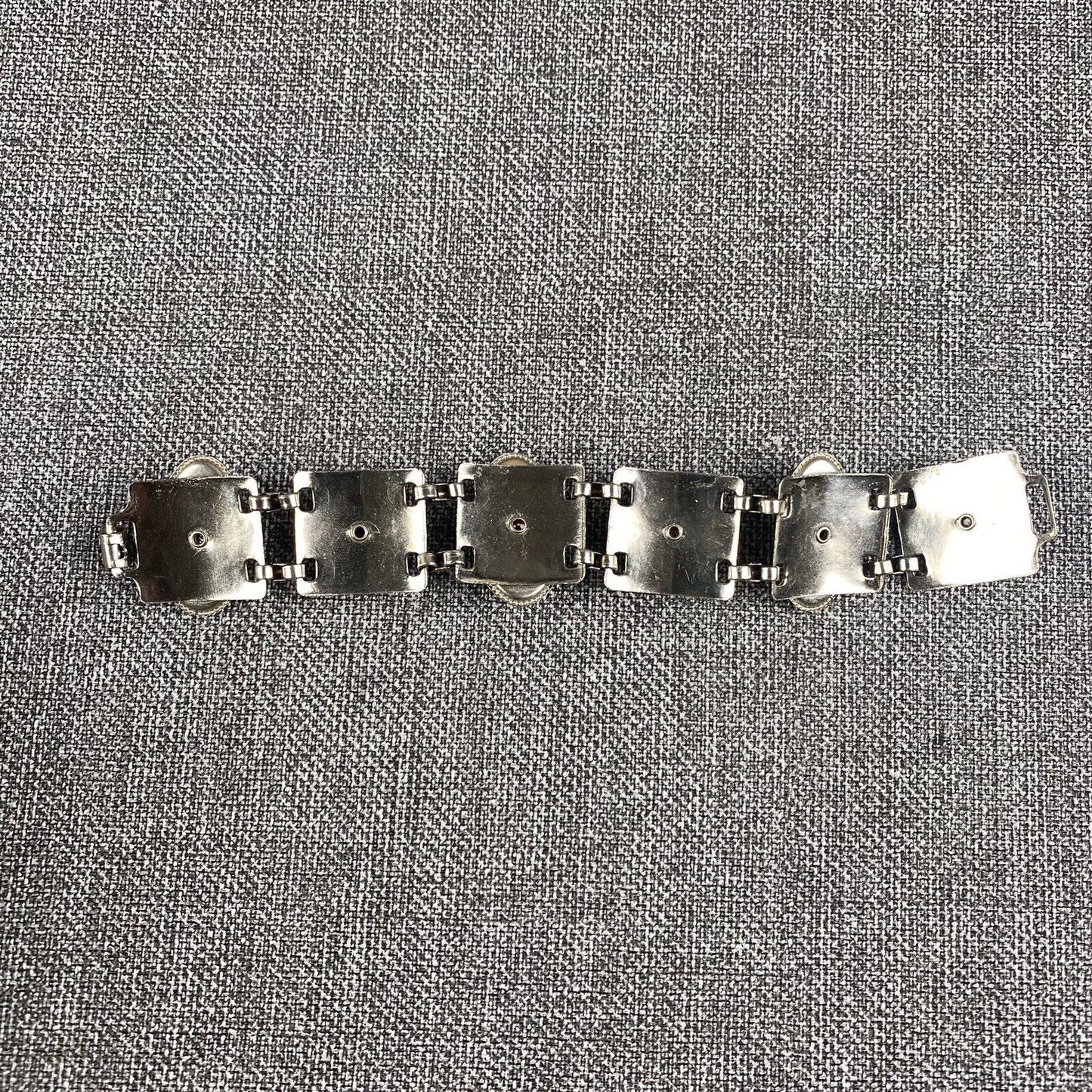 Vintage 7 1/2" Bracelet Black and Silver