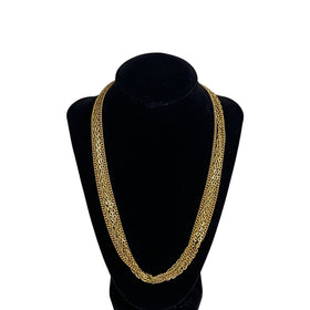 21" 5 Strand Gold-Colored Necklace