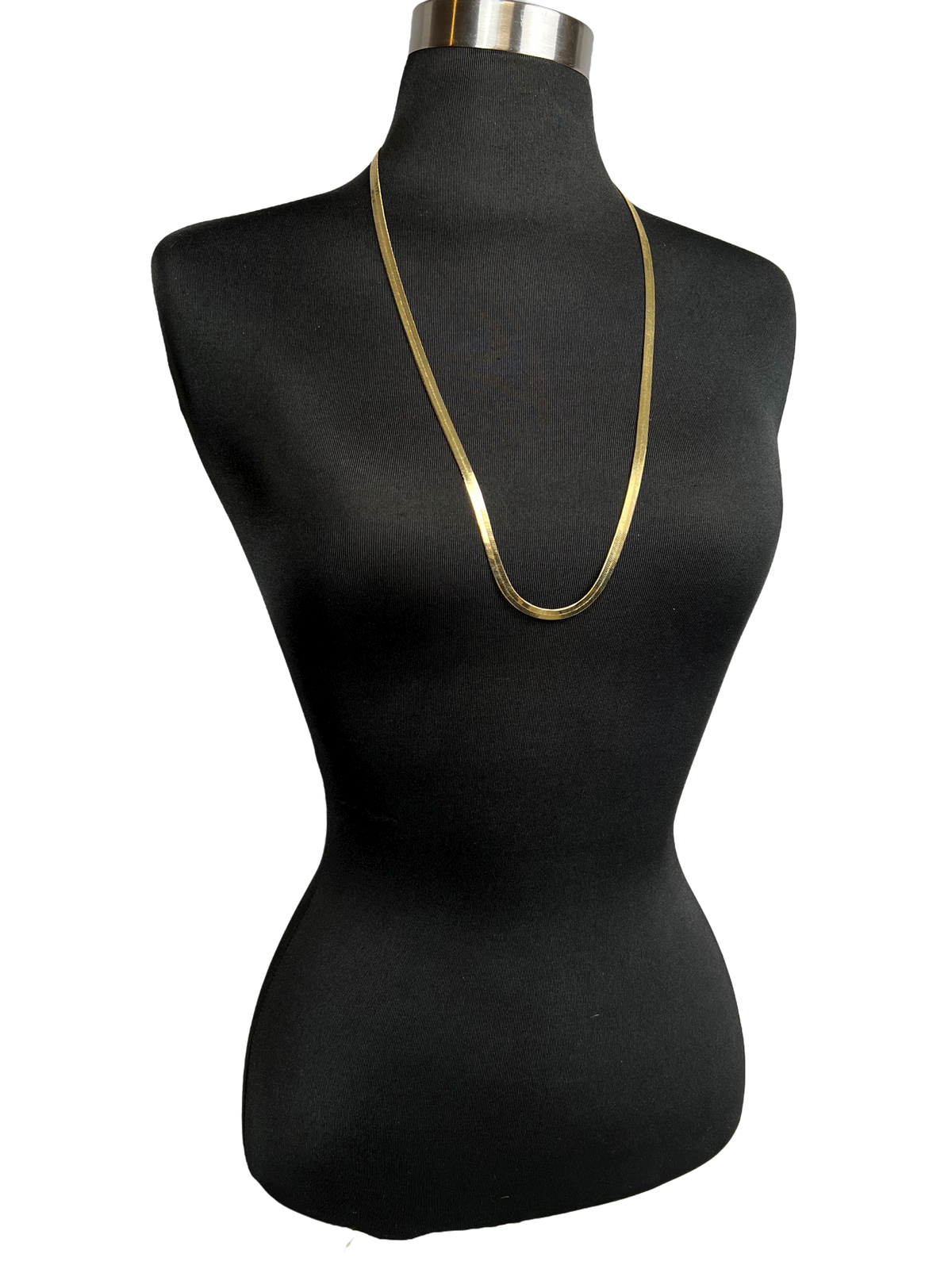 29" Herringbone Gold-Colored Necklace